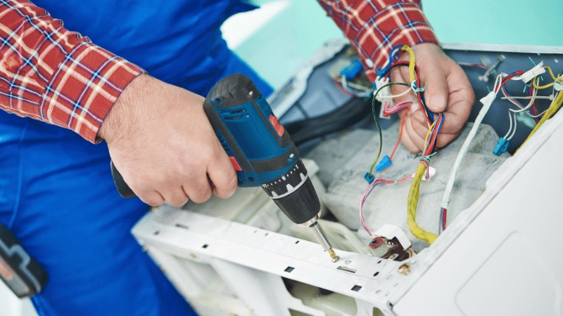 Kızılcahamam Gree Gree çamaşır makinesi kart tamiri – Su almama arızası orijinal parça ile giderildi. - Teknik servis örneği