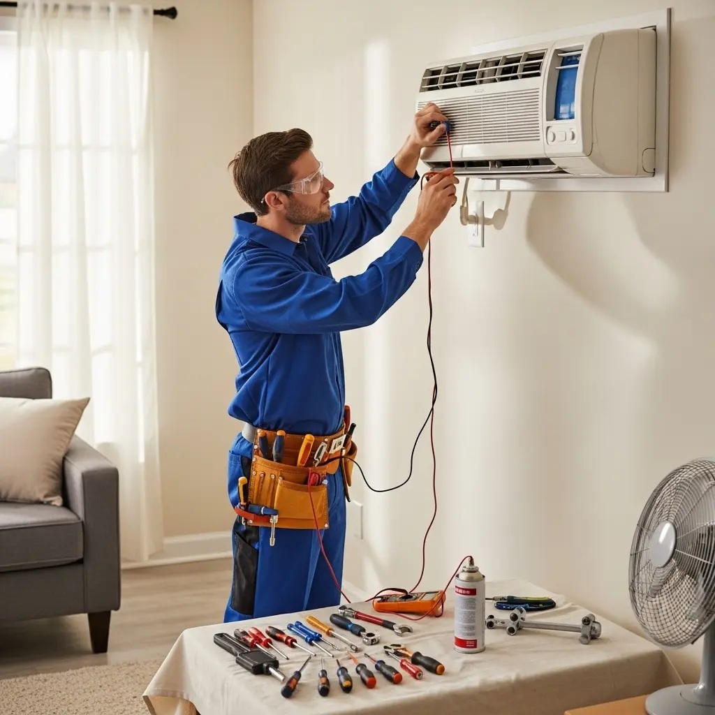 Kızılcahamam Gree Gree klima gaz dolumu ve bakım – Enerji verimliliği artırıldı. - Teknik servis örneği